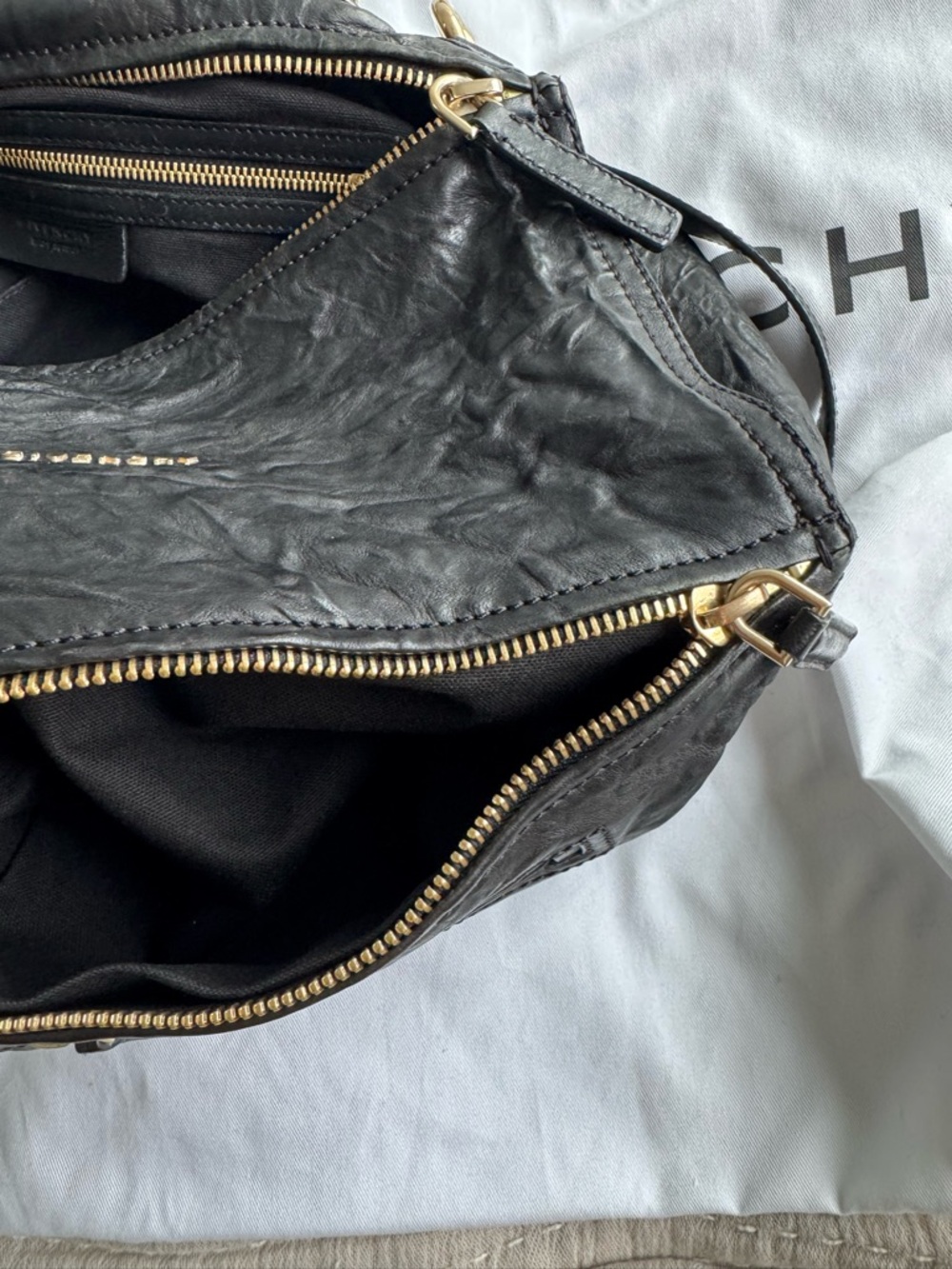 Givenchy Pandora Bag Black with strap - Picture 14 of 16